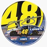 #48 JIMMIE JOHNSON 3 INCH ROUND DOMED DECAL