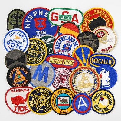 ＵＳ．丸型、ワッペン１０枚セット（ＷＡＣＰＭＡ１０）ＵＳＡワッペン付