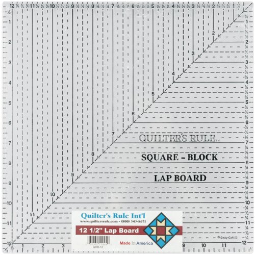 Quilter's Rule 12-1/2-Inch-by-12-1/2-Inch Quilter's Lap Board