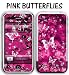 New Apple iPhone Designer Skin Removable Vinyl - Pink Butterfly