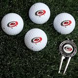 NHL Carolina Hurricanes Four Golf Ball Gift Set