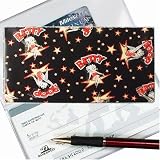 Betty Boop Lenticular Checkbook Cover, BLACK, Changing Image Pattern, Bb-100-cbc