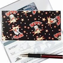 Betty Boop Lenticular Checkbook Cover, BLACK, Changing Image Pattern, Bb-100-cbc