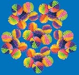 Soft Vinyl Multicolor Porcupine Balls (36)