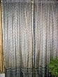 2 Yale Blue Art Silk Sari Curtains Floral Drapes Window Dressing 84x44 Inch