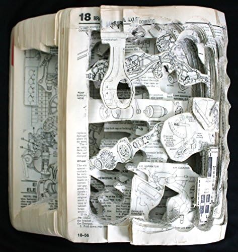 Altered Book Sculpture~ "Mechanic's Dream" by Dawn Rosendahl
