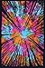 Popular Handicrafts New Launched Popular Rainbow Tye dye Locust Trees from Below Tapestry Forest neture's whims Intricate Floral Design Indian Bedspread 54x84 Inches,Multi Color Tapestry