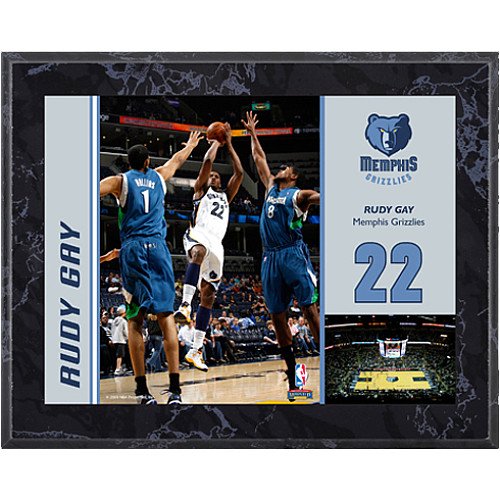 Mounted Memories Memphis Grizzlies Rudy Gay 8X10 Color Plaque