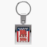 #88 DALE EARNHARDT JR. 2008 NATIONAL GUARD PREMIUM DOMED KEYCHAIN