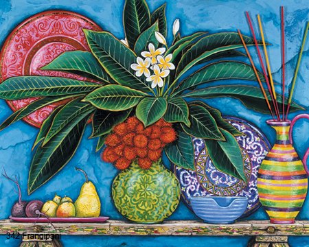 Sarina - Frangipani, Size: 24 x 20 Matte Finish
