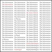 The Information: A History, a Theory, a Flood | [James Gleick]