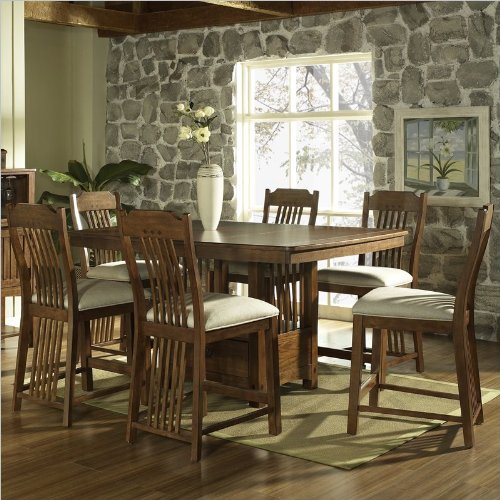 Somerton Craftsman Bar Table Blonde Finish
