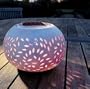Colour Changing LED Garden Solar Filigree Table Light