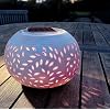 Colour Changing LED Garden Solar Filigree Table Light