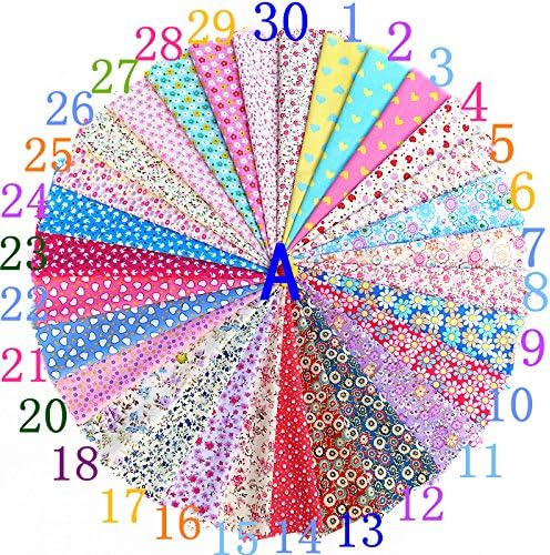 30 pcs/lot 20cmx30cm 100% random Cotton Fabric for Sewing Tilda Doll Cloth DIY Quilting Patchwork Tissue Textile