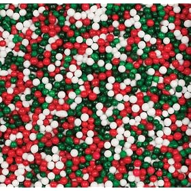 Wilton Christmas Nonpareils 5.25oz