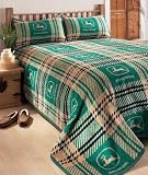 John Deere  Plaid Sham