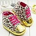 Cute Baby Toddler Infant Leopard Crib Shoes Soft Sole 3-18 Months (12cm (6-12M))