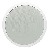 Acoustic Audio Cs-Ic83 8-Inch Round 3 Way Speaker (White) (848925000077)