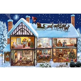 Jumbo Games Falcon De Luxe The Night Before Christmas Jigsaw Puzzle (1000 Pieces)