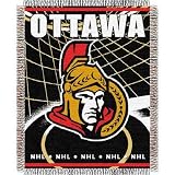 Ottawa Senators NHL Triple Woven Jacquard Throw (019 Series) (48x60)