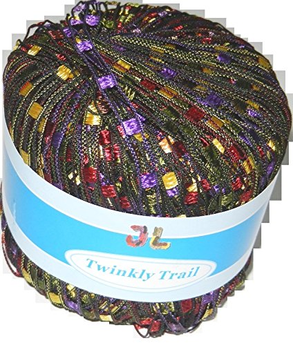 Twinkly Trail Ladder Trellis Yarn 69 Burgundy Purple