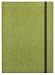 Green Lizard Leather Journal, Elastic Closure, Ruled Pages, Hard Cover. 5x7"