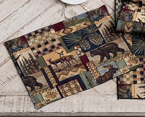 BLACK FOREST DECOR Woodland Cabin Placemats (Set of 4)
