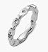 14 Karat White Gold Designer Diamond Wedding Band Ring