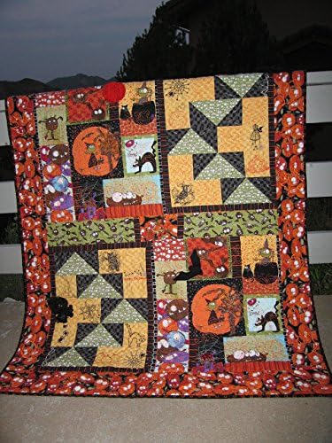 Beautiful Nightmare, Halloween Fall Art Quilt