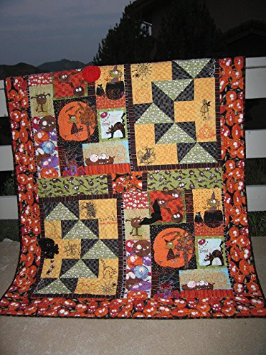 Beautiful Nightmare, Halloween Fall Art Quilt