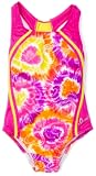 Speedo Girls 7-16 Tye Dye Love Sport Splice 1 Piece Swimsuit