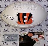 Andy Dalton Autographed/Hand Signed Cincinnati Bengals Logo Football