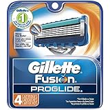 Gillette Fusion ProGlide Manual Men's Razor Blade Refills, 4 Count