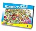 Noris Spiele 606036936 - Wimmel Puzzle Schlosshotel, 100-teilig