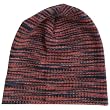 Rainbow Knit Hemp Hat - Red/Grey