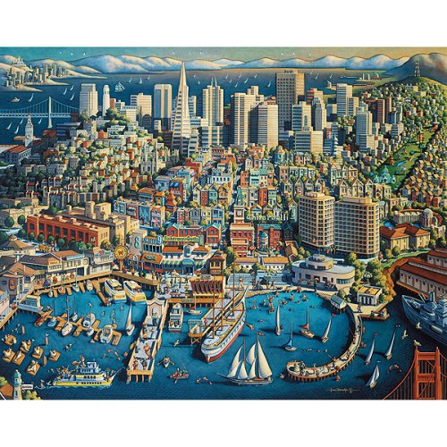 61LK9dieWNL San Francisco 1,000 pc. Jigsaw Puzzle
