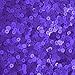 4mm Round Flat Sequins Purple Matte Silk Frost. Made in USA