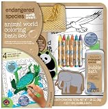 Endangered Species by Sud Smart Animal World Coloring Bath Set