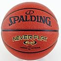 Spalding Neverflat Composite Leather Basketball, Size 7 (Brown)