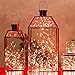 LED SopoTek 7ft 20 LEDS Red Starry Lights Fairy Lights silver LED Lights Strings AA Battery Powered Ultra Thin String Wire(20 Leds Red Battery not included)