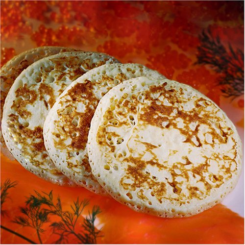 Blini 4 Pieces - Large Size French Canape for Caviar by Bemka.com