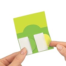 Avery NoteTabs Books, 2 x 1.5 Inch Round Edge, Pack of 20 (16386)