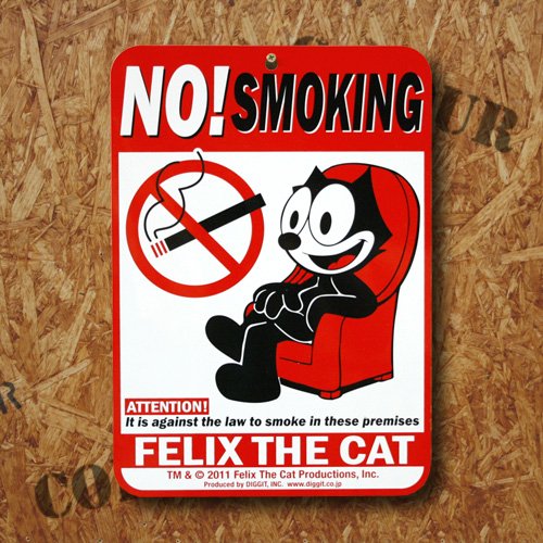 【FELIX】フィリックス シングルプリンティング サインボード ＜A - NO SMOKING＞