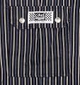 Chef Revival Blue-Gray Soho Stripe Cargo Pants 100 Cotton - Large