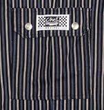 Chef Revival Blue-Gray Soho Stripe Cargo Pants 100 Cotton