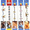 Disney Body Art Temporary Tattoos (22cm Long), 5 Pack - Winnie The Pooh - Tigger - Piglet - Mickey Mouse.