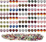 120 Flights (40 sets) und 200 bunte Dartspitzen 2BA 120 Flights (40 sets) und 200 bunte Dartspitzen 2BA