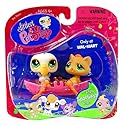 Littlest Pet Shop Exclusive Pelican #707 and Kitten #706