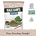 Simply 7, Kale Chips, Sea Salt, 3.5 Oz, 8 Pack, Non-GMO, Nut-Free, Vegetarian, Low Calorie, Plant-Based, Cholesterol-Free, Low Fat, Vegan Snack